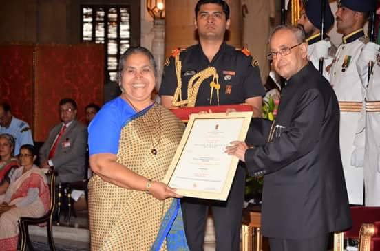 Lucy award by President of India